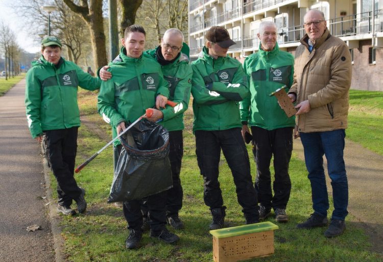 Bijenhotel voor GGS-fractievoorzitter Jan Paauw