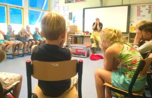 Brandweerles op school