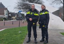 Nieuwe wijkagenten Soesterberg - Tijs Hammink en Lia Hooijer