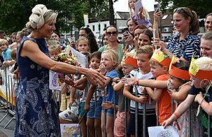 Koningin Máxima brengt energie naar Soesterberg Foto: Gemeente Soest