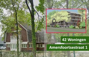 Amersfoortsestraat strip met ook hoogbouw Amersfoortsestraat strip met ook hoogbouw