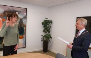 Raadslid uit Soesterberg terug in de gemeenteraad Foto: GGS - Raadslid Yolanda Bonouvrié uit Soesterberg terug in de gemeenteraad