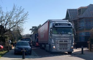 Inwoners Postweg zijn vrachtwagens zat Inwoners Postweg zijn vrachtwagens zat