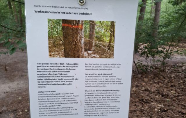 Wereldkundig via een bordje!