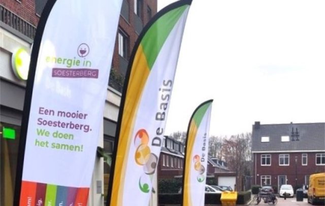 Informatiezuil in De Basis voor inwoners Soesterberg