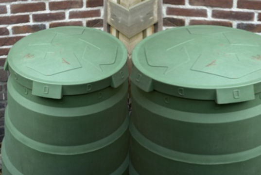 Subsidie voor compostton of regenton