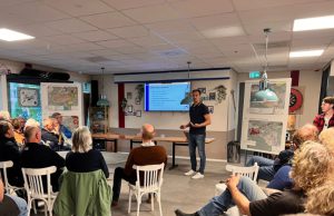 Actiecomité Houd Soesterberg uit de wind heft zichzelf op Foto: POS - Informatiebijeenkomst POS een jaar geleden