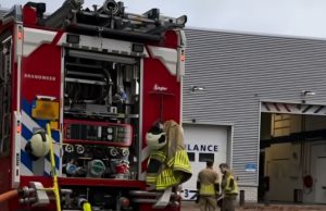 Brand in elektra verzamelkastje Stemerdingweg Soesterberg Foto: Instagram - Brand in transformatorhuisje Soesterberg