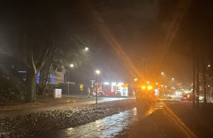 Brand woning aan Oude Tempellaan in Soesterberg Foto: Bart van Dieten - Brand Oude Tempellaan Soesterberg