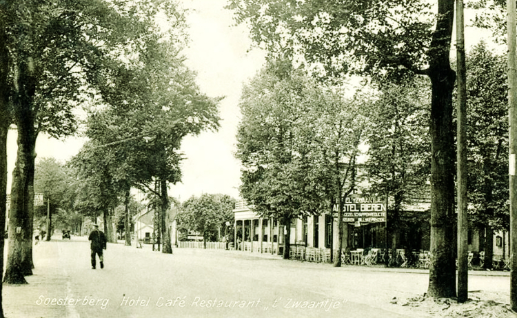 De straat waarin wij wonen in Soesterberg