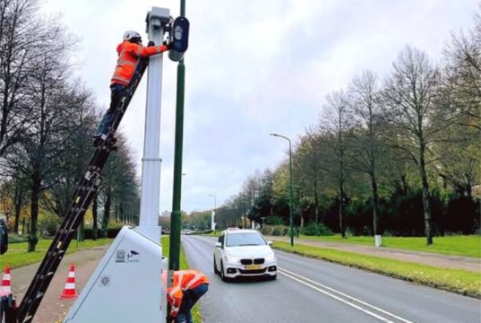 Flexflitser terug op de Dalweg Soest Foto: Gemeente Soest - Flexflitser terug op de Dalweg Soest
