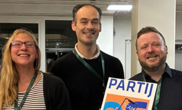 De top drie van POS; Gerben Stormbroek, Thom Schotman en Marielle Bruil De top drie van POS; Gerben Stormbroek, Thom Schotman en Marielle Bruil