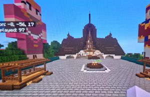 Acht teams strijden om Minecraft kerstdorp Soesterberg De ingang van de Efteling in Minecraft