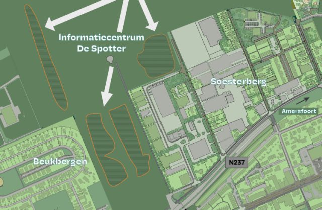Bomenkap in nieuwe woonwijk Soesterberg