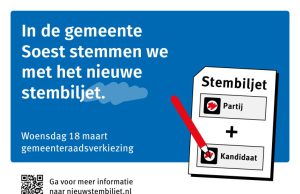 Nieuw stembiljet bij verkiezingen
