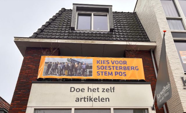 Verkiezingskoorts zichtbaar in het straatbeeld Soesterberg