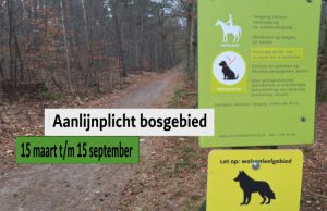Opnieuw aanlijnplicht honden bosgebied nabij Soesterberg Opnieuw aanlijnplicht honden bosgebied nabij Soesterberg