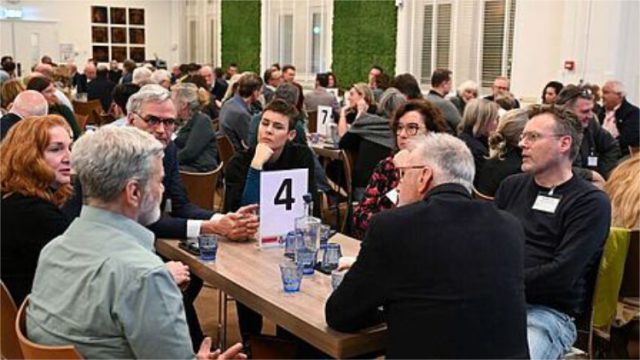 Ondernemers aan tafel bij het Ondernemerscongres van de gemeente Soest
