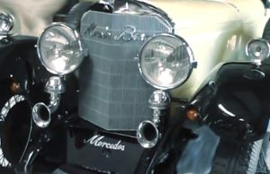 Antiek bij opgravingen op vliegbasis Soesterberg Mercedes 630 Museumstuk ter illustratie