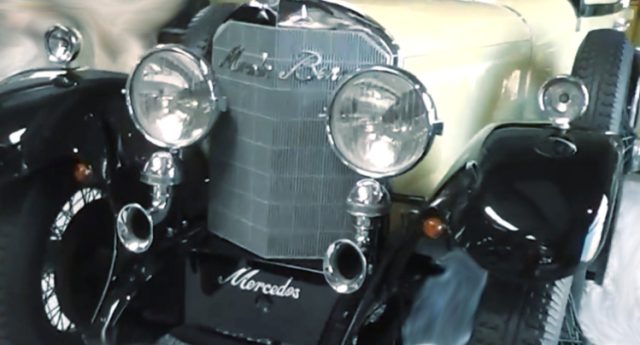 Mercedes 630 Museumstuk ter illustratie