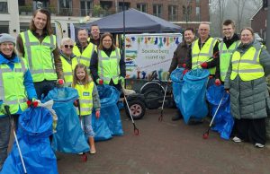 Vrijwilligers ruimen 160 kilo zwerfafval op in Soesterberg Vrijwilligers ruimen 160 kilo zwerfafval op in Soesterberg