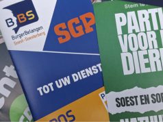 Boodschappentas vol met folders in Soest en Soesterberg Boodschappentas vol met folders