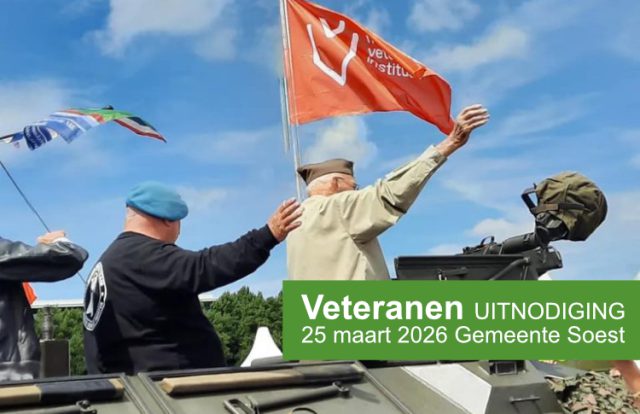 Achtergrondbeeld: Nederlands Veteraneninstituut - Unieke bijeenkomst voor veteranen in gemeente Soest