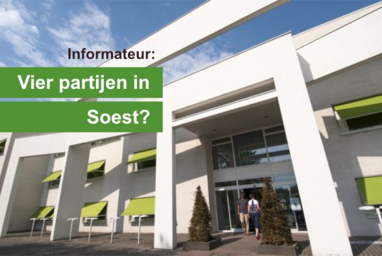 Coalitie met vier partijen meest kansrijk in Soest en Soesterberg Coalitie met vier partijen meest kansrijk in Soest en Soesterberg