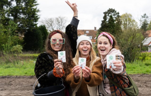 Gratis bloemenzaad voor bijen in Soesterberg