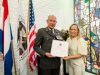 Amerikaanse onderscheiding op Landgoed Beukbergen Soesterberg Brigadegeneraal Paul Hoefsloot en Prinses Margarita de Bourbon de Parme