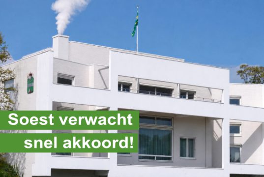 Witte rook uit de politieke schoorsteen van de gemeente Soest Witte rook uit de politieke schoorsteen