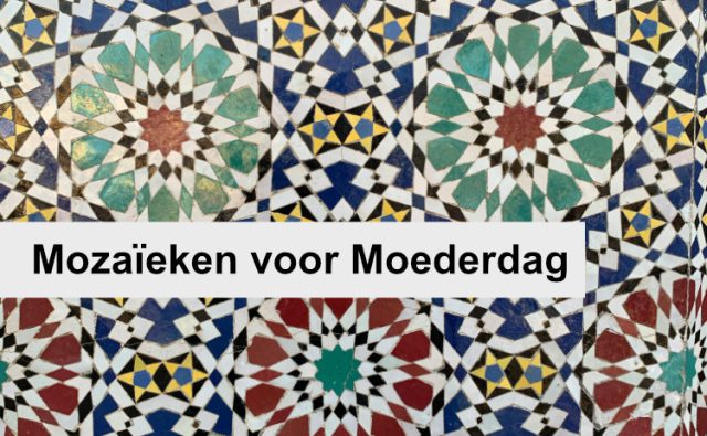 Mozaïeken voor Moederdag in De Basis Soesterberg