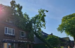 Enorme stormschade in Soesterberg