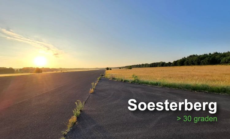 Soesterberg bereidt zich voor op hoge temperaturen