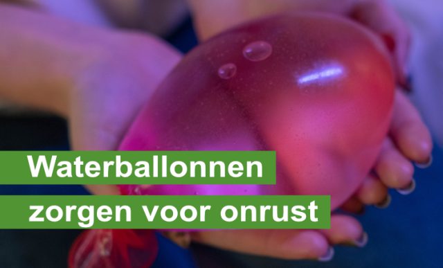Waterballonnen-challenge zorgt voor discussie in Soesterberg Waterballonnen-challenge zorgt voor discussie in Soesterberg
